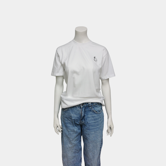 T-Shirt Basic Pear aus Bio-Baumwolle - weiß