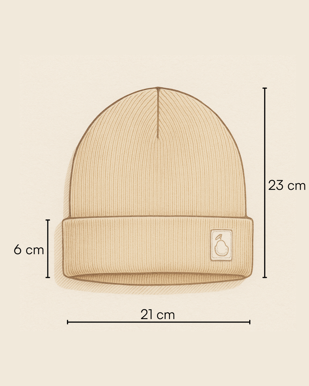 Beanie aus Merinowolle