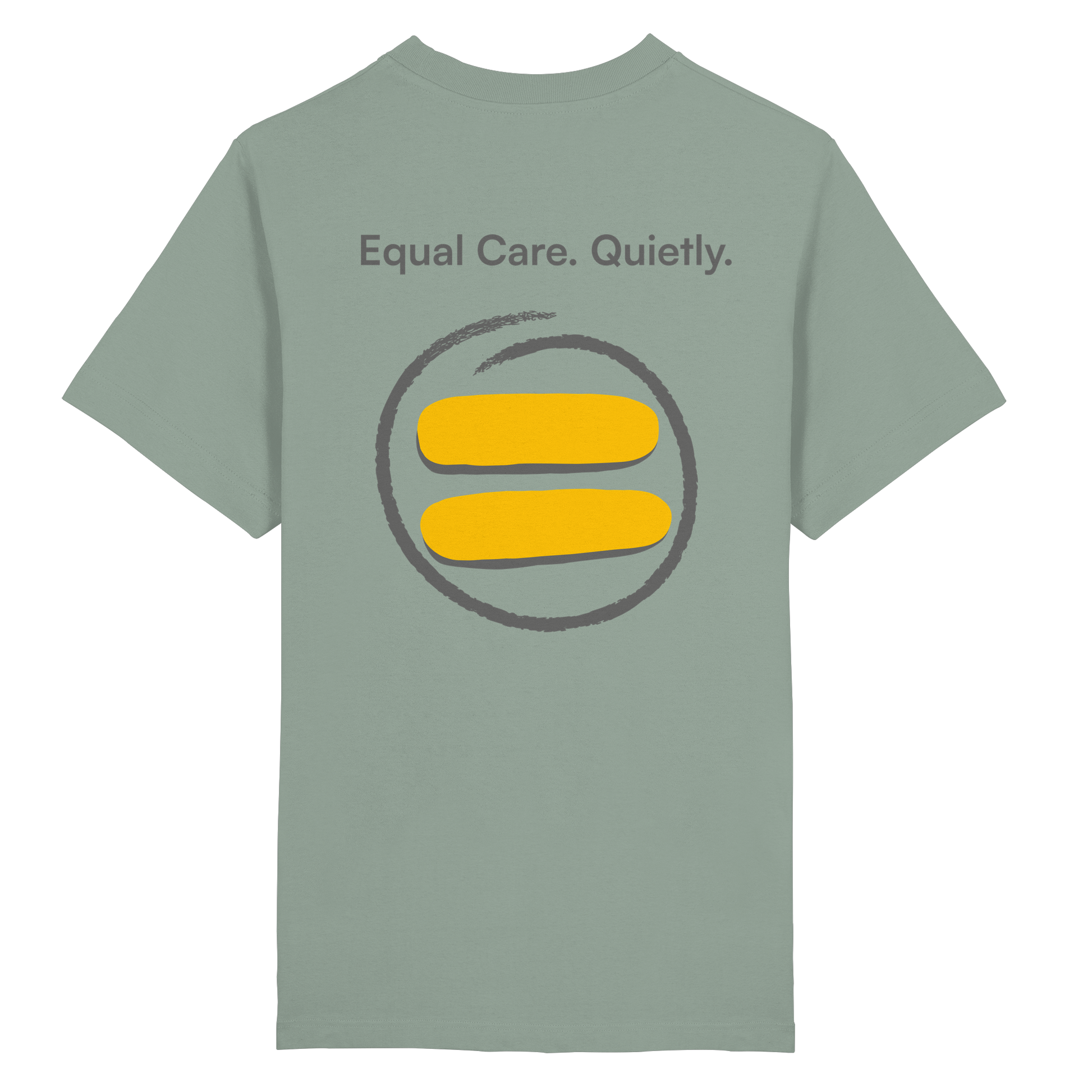 Equal Care Quietly - Heavy Oversized Organic Shirt