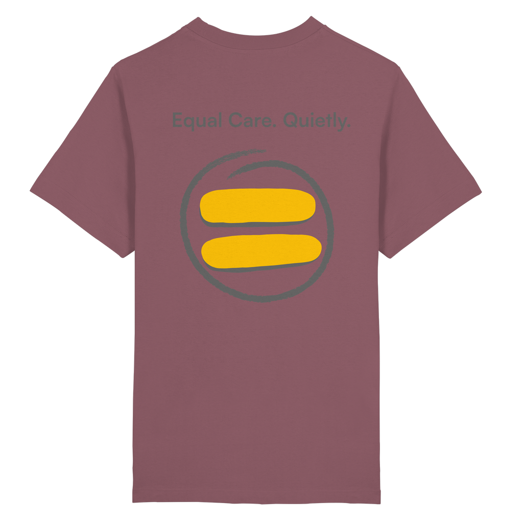 Equal Care Quietly - Heavy Oversized Organic Shirt