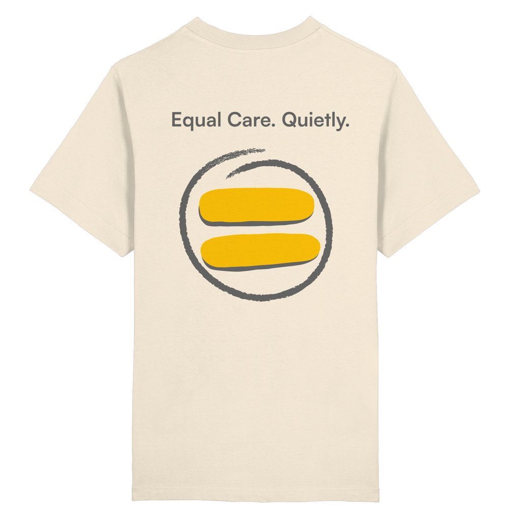 Equal Care Quietly - Heavy Oversized Organic Shirt