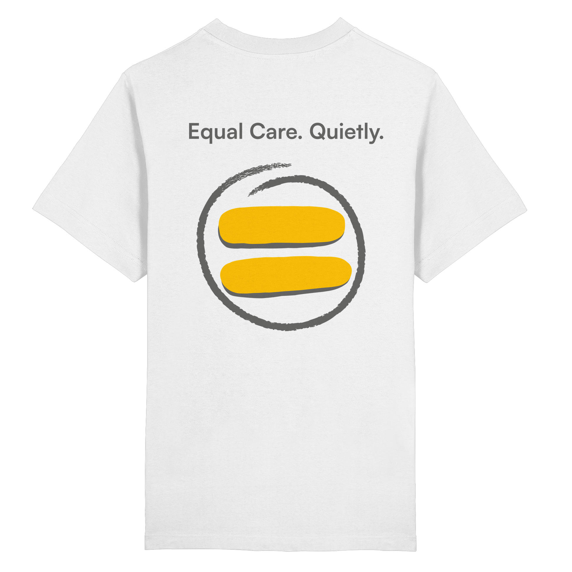 Equal Care Quietly - Heavy Oversized Organic Shirt