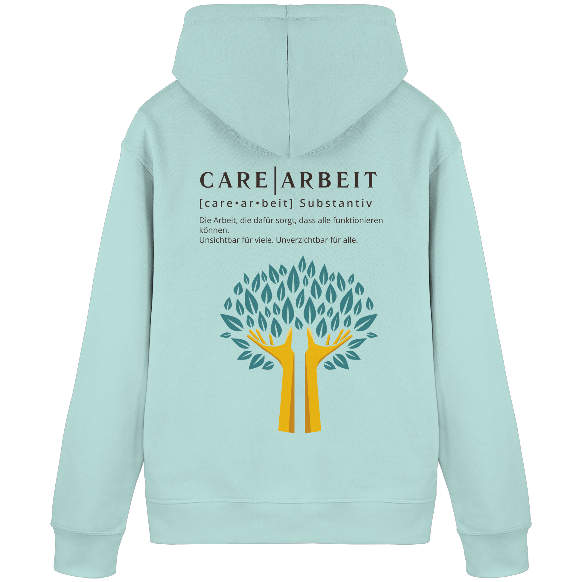 invisible work - Organic Basic Hoodie