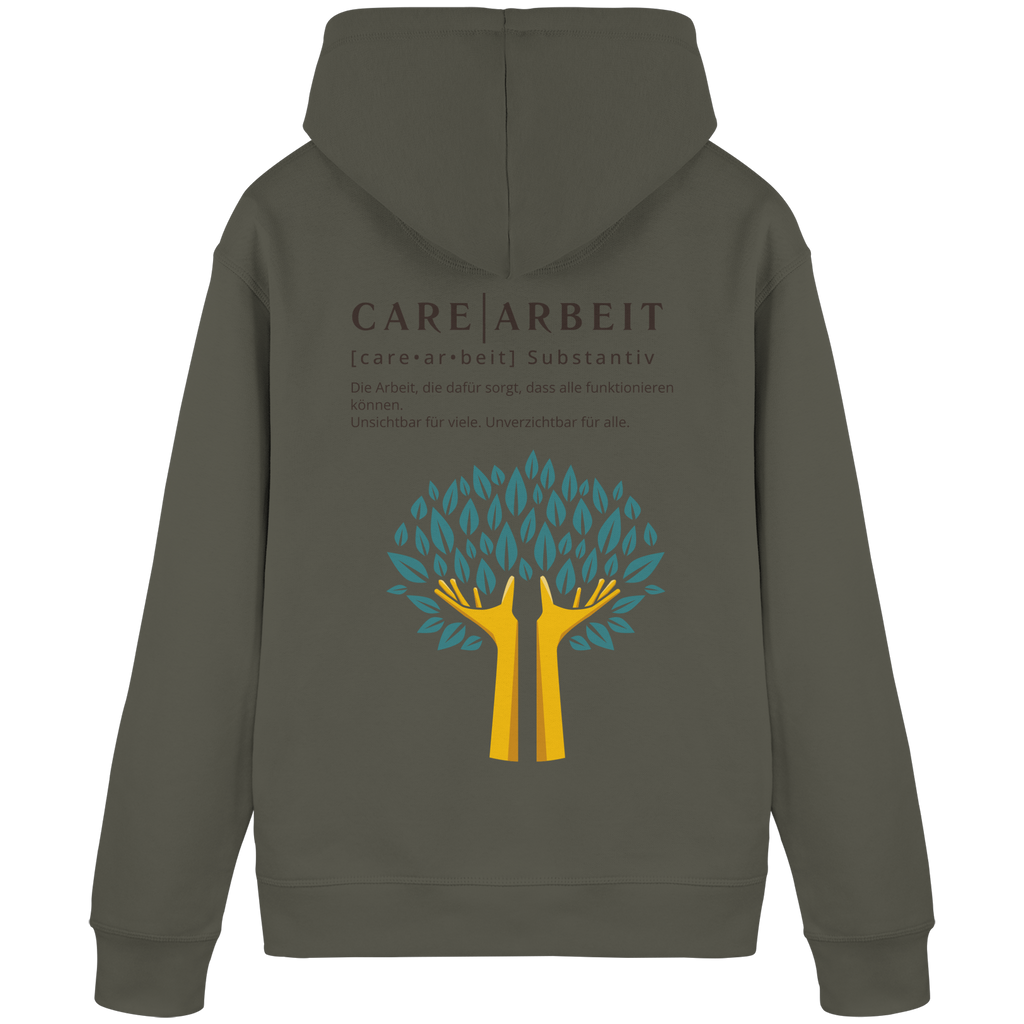 invisible work - Organic Basic Hoodie