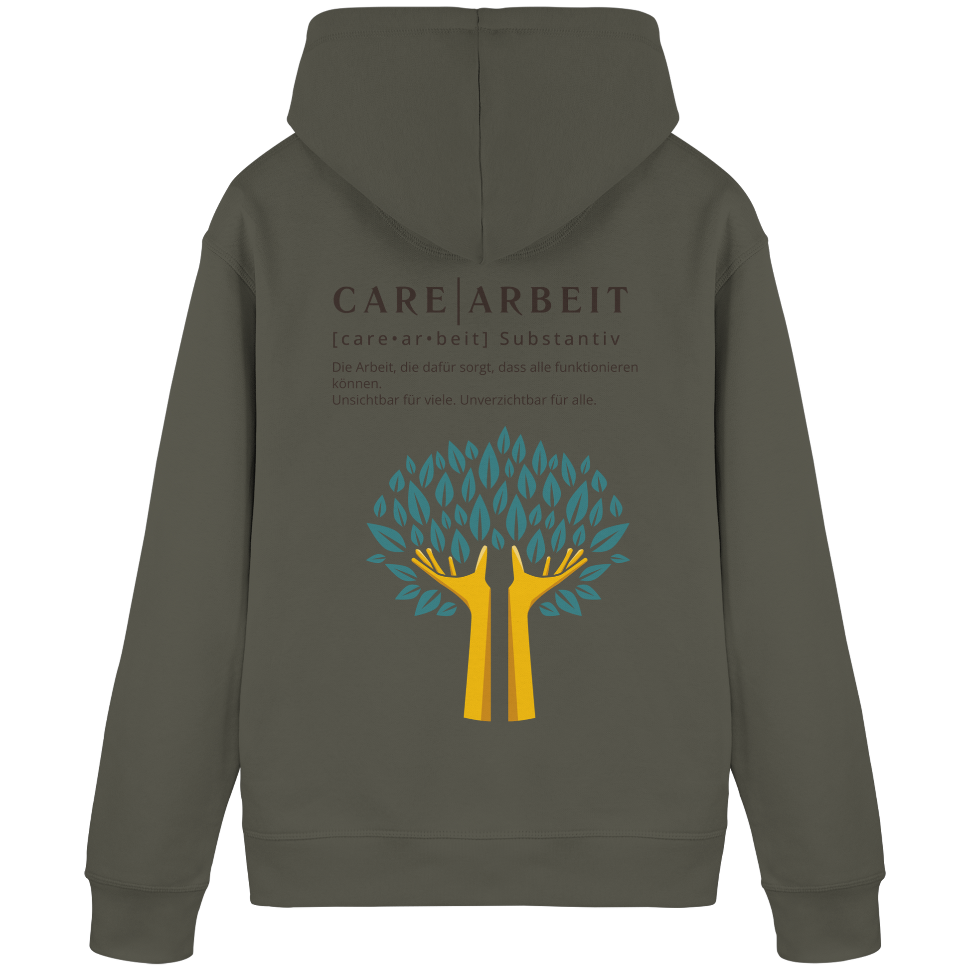 invisible work - Organic Basic Hoodie