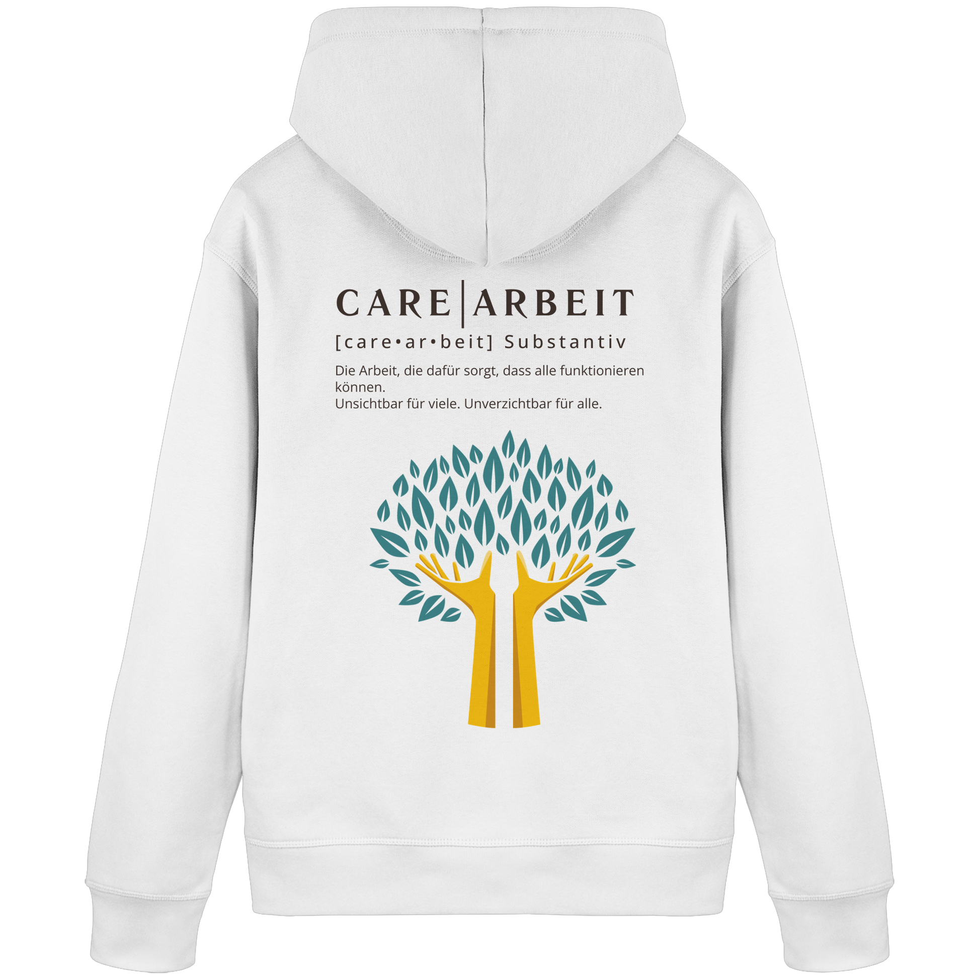 invisible work - Organic Basic Hoodie