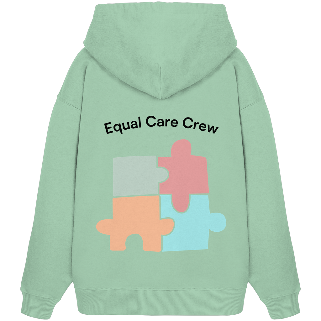 Equal Care Crew - Organic Oversize Hoodie