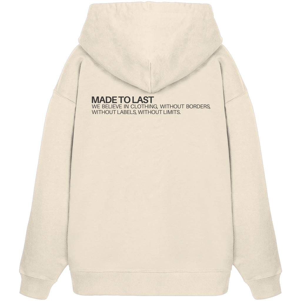 MadeToLast - Organic Oversize Hoodie