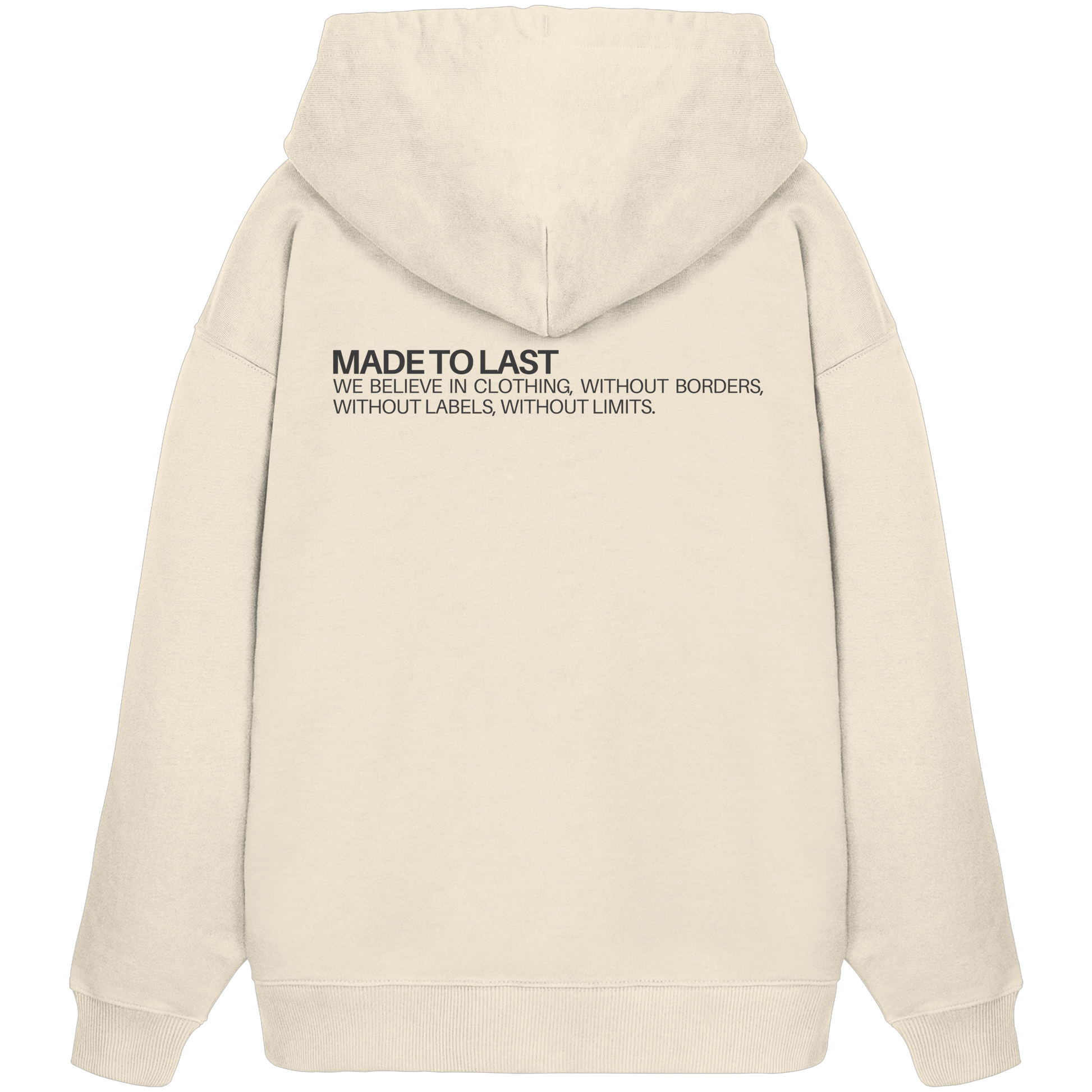 MadeToLast - Organic Oversize Hoodie