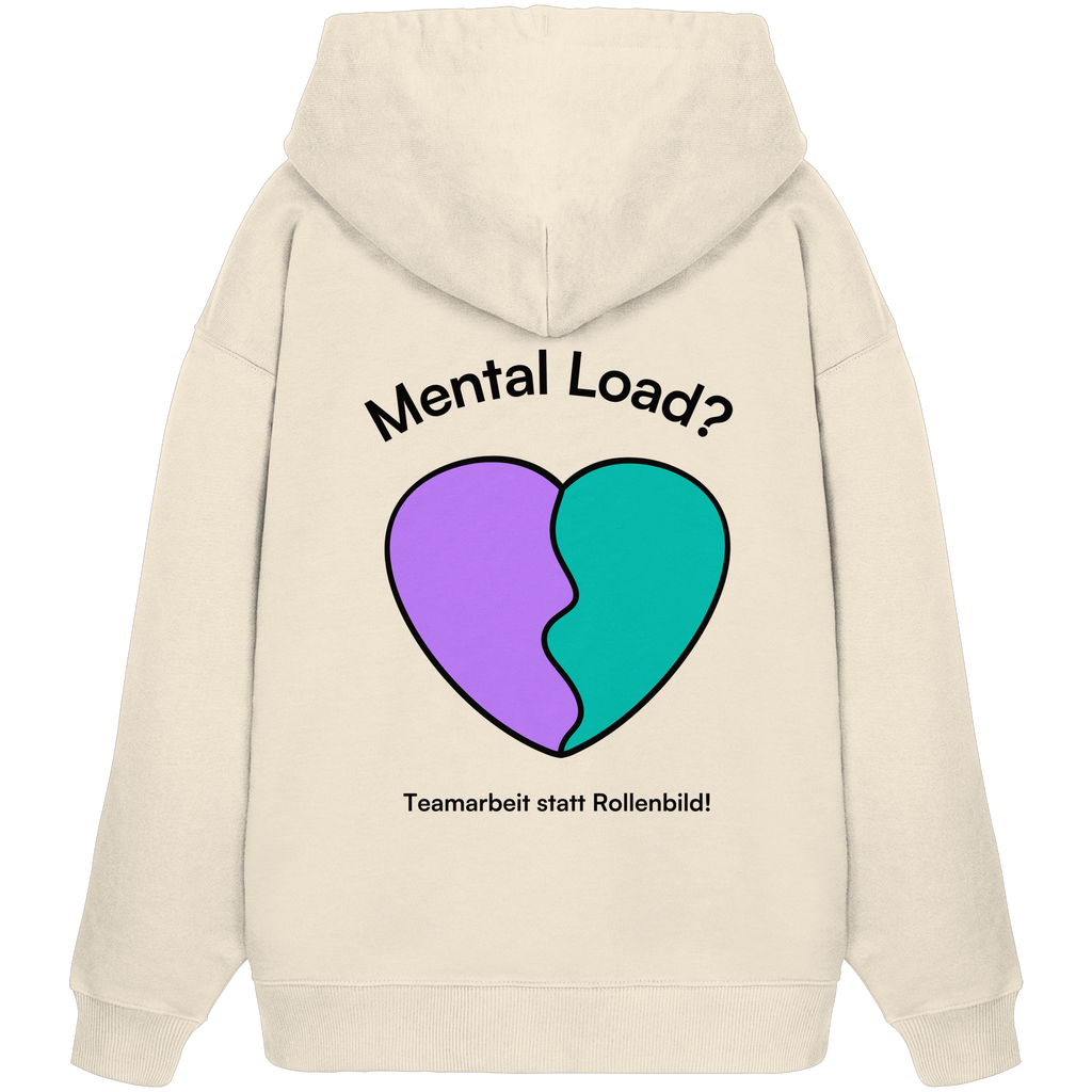Mental Load - Organic Oversize Hoodie