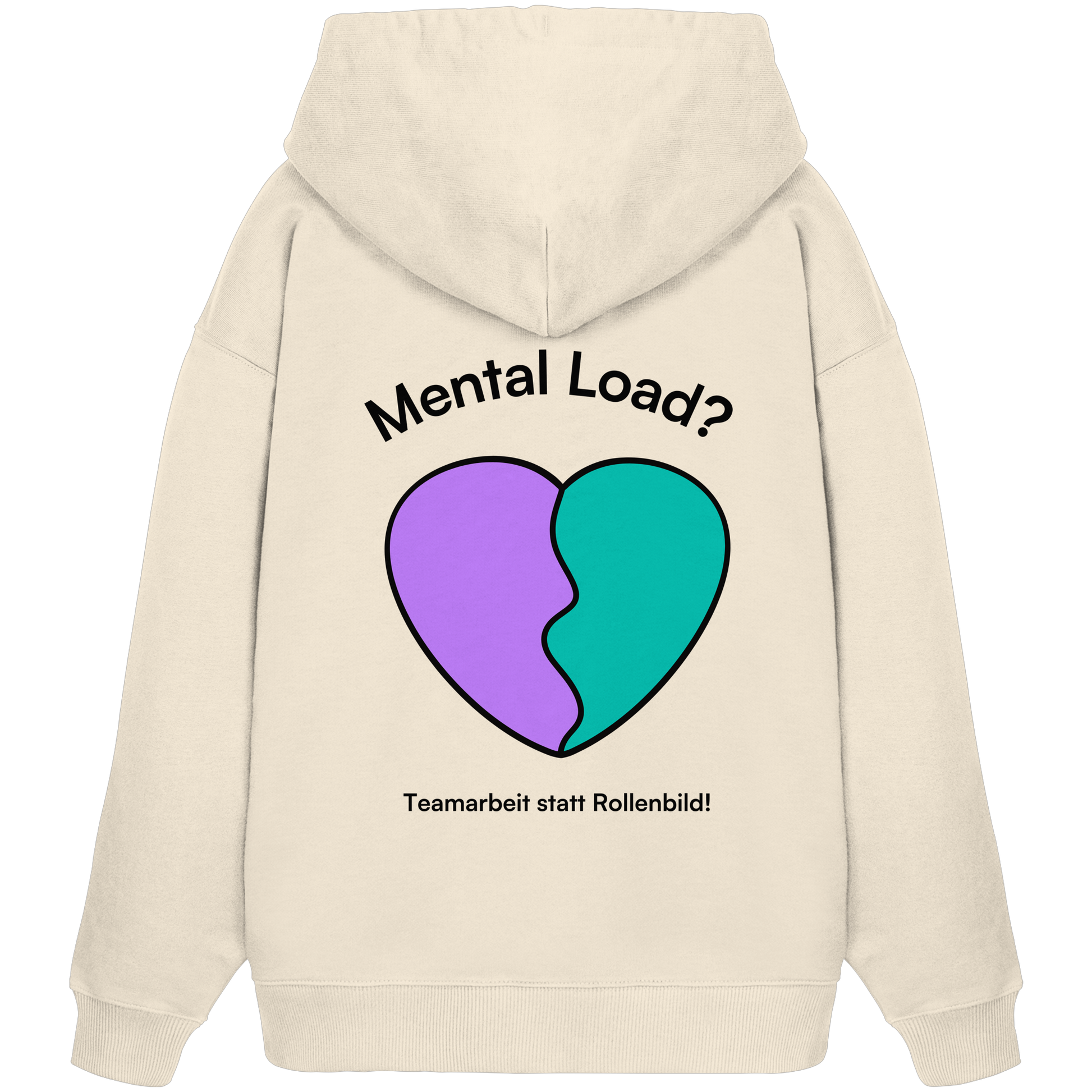 Mental Load - Organic Oversize Hoodie