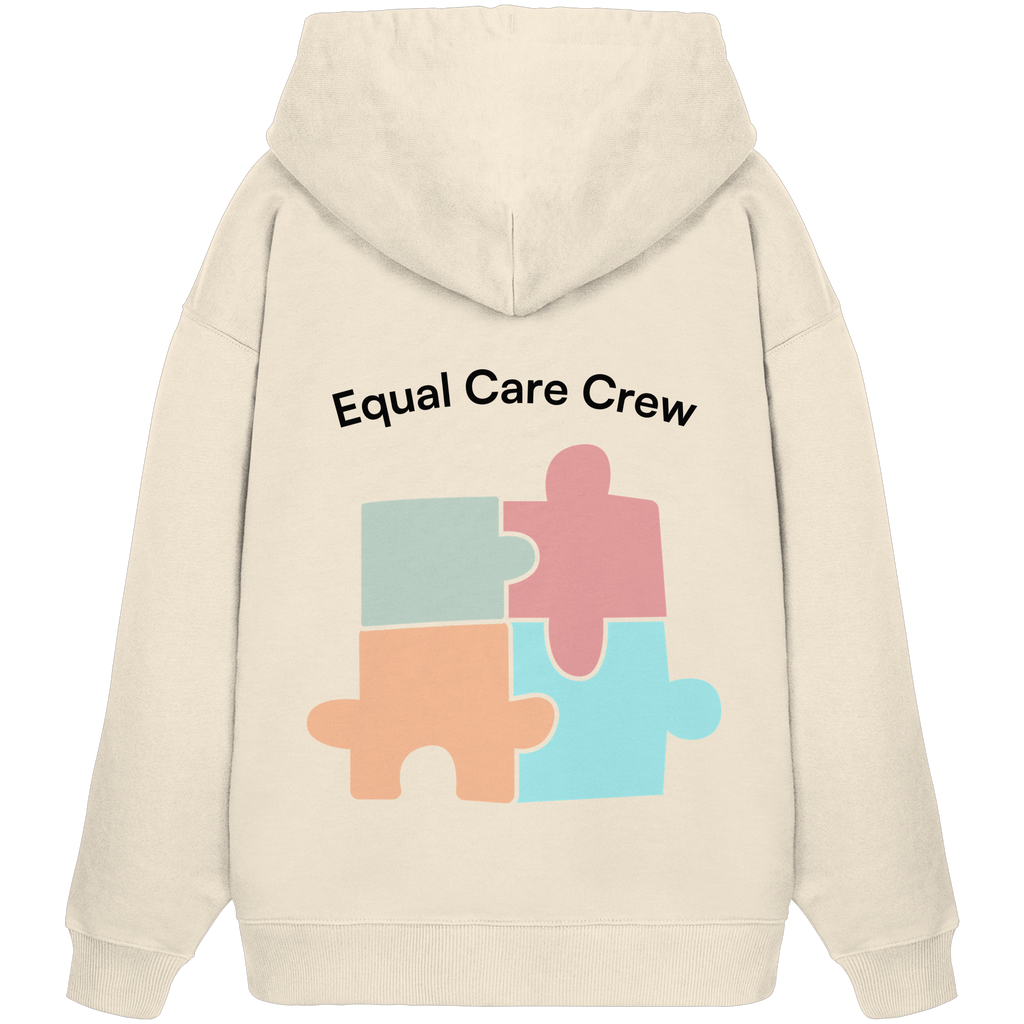 Equal Care Crew - Organic Oversize Hoodie