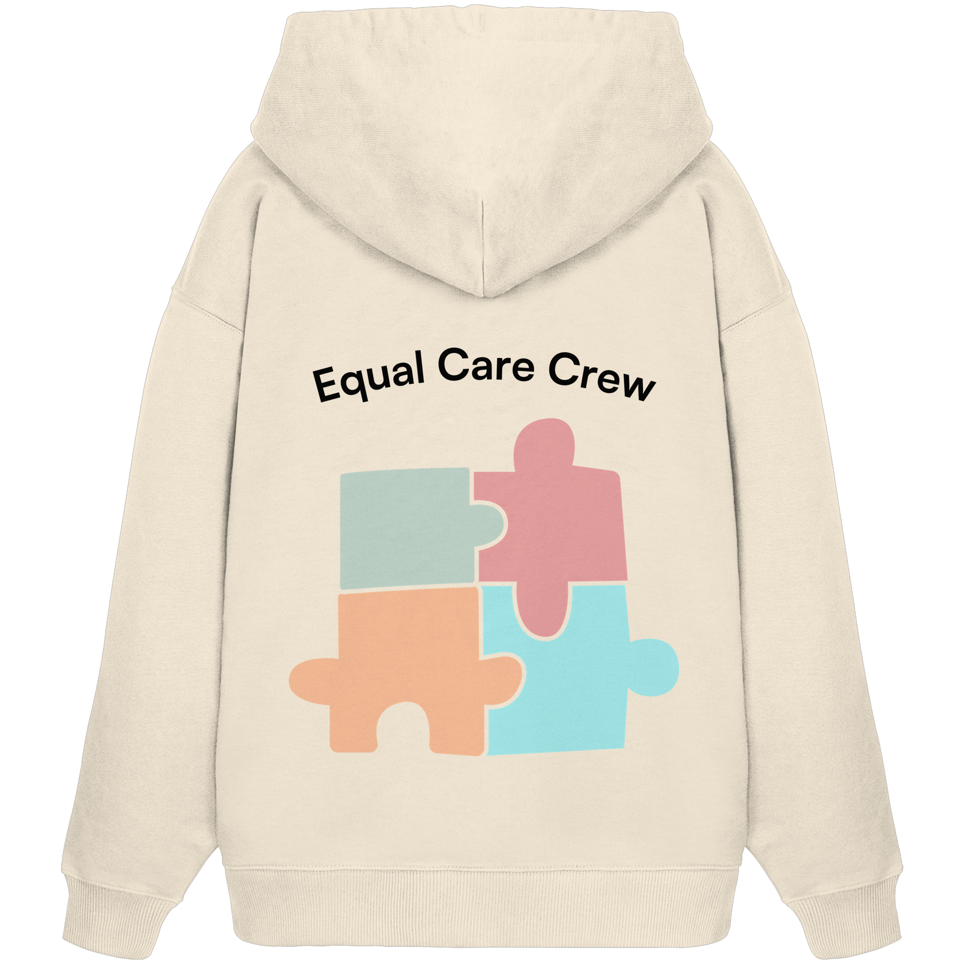 Equal Care Crew - Organic Oversize Hoodie