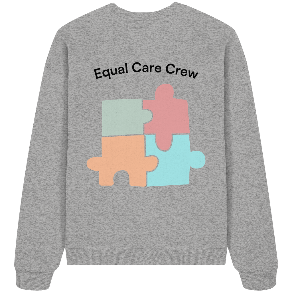 Equal Care Crew - Organic Oversize Sweatshirt