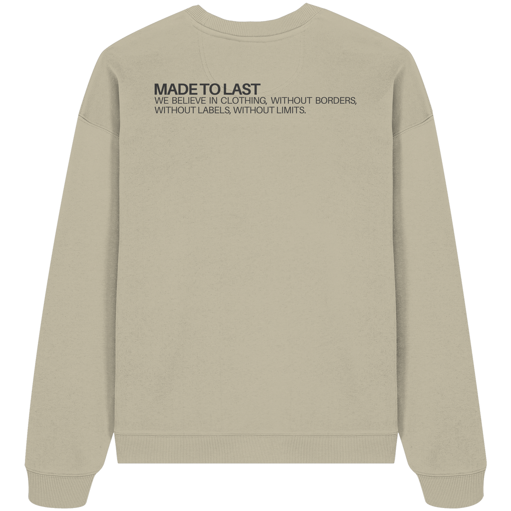 MadeToLast - Organic Oversize Sweatshirt