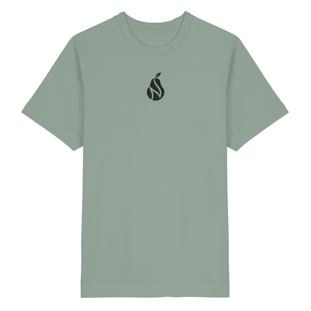 Gestickte Birne - Heavy Oversized Organic Shirt