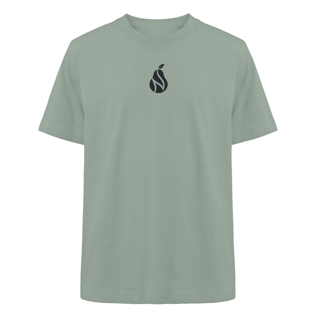 Gestickte Birne - Heavy Oversized Organic Shirt