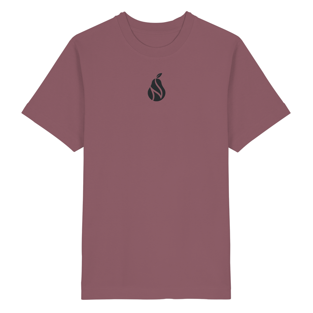 Gestickte Birne - Heavy Oversized Organic Shirt