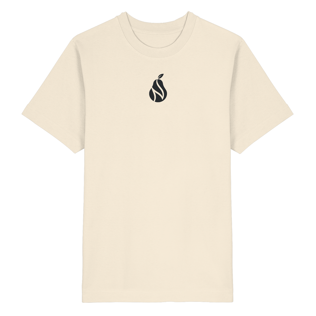 Gestickte Birne - Heavy Oversized Organic Shirt