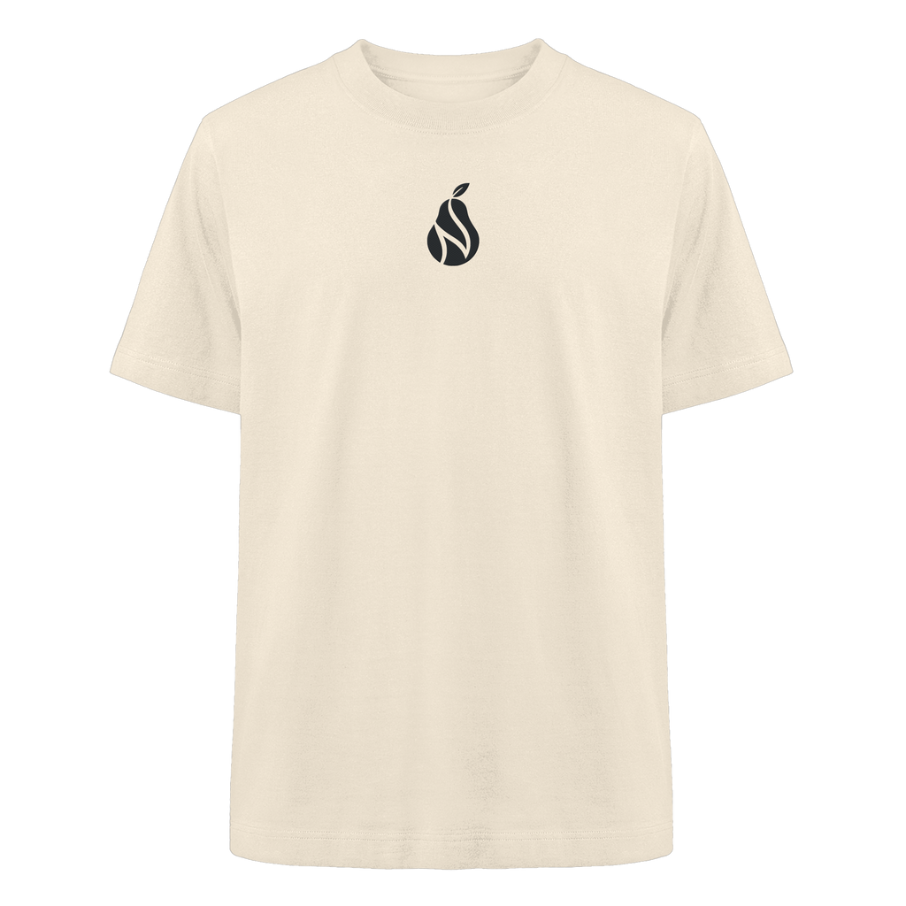 Gestickte Birne - Heavy Oversized Organic Shirt