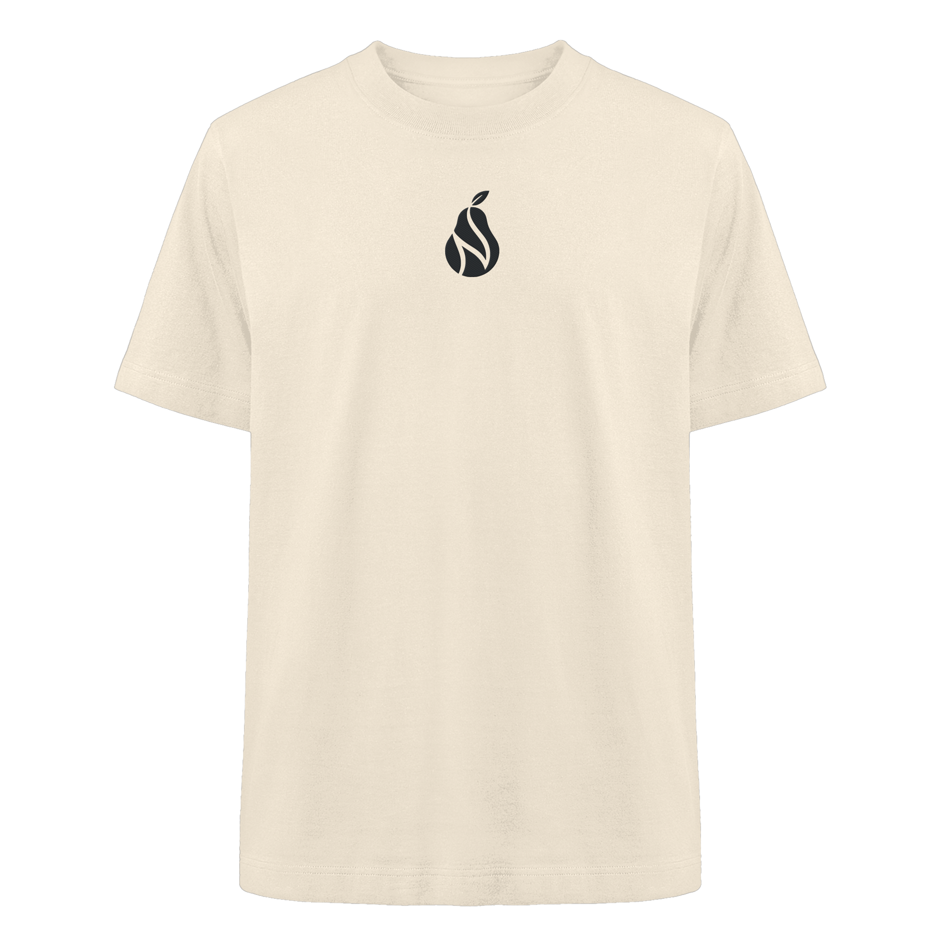 Gestickte Birne - Heavy Oversized Organic Shirt