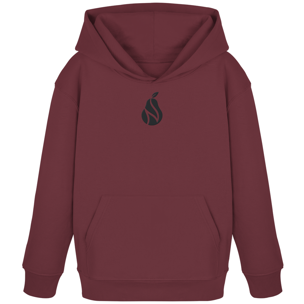 Gestickte Birne - Kids Organic Hoodie