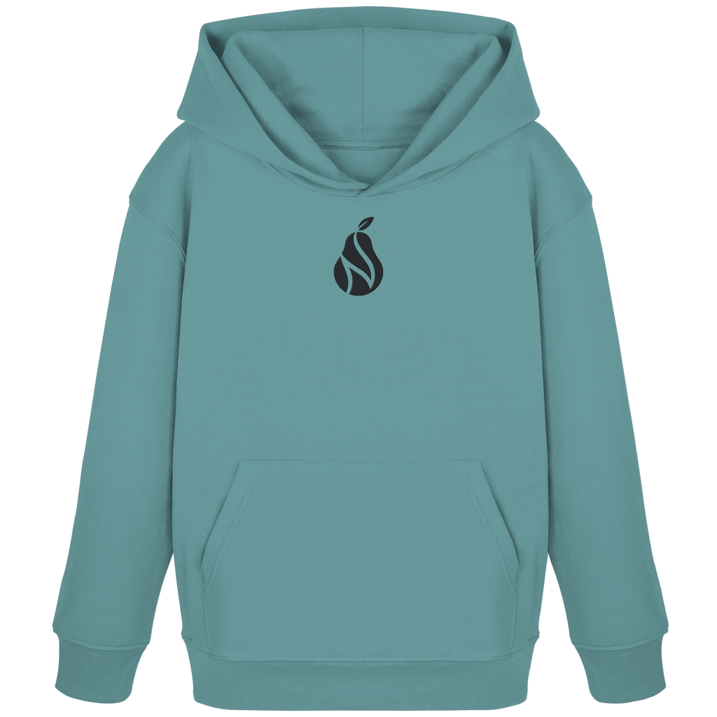 Gestickte Birne - Kids Organic Hoodie