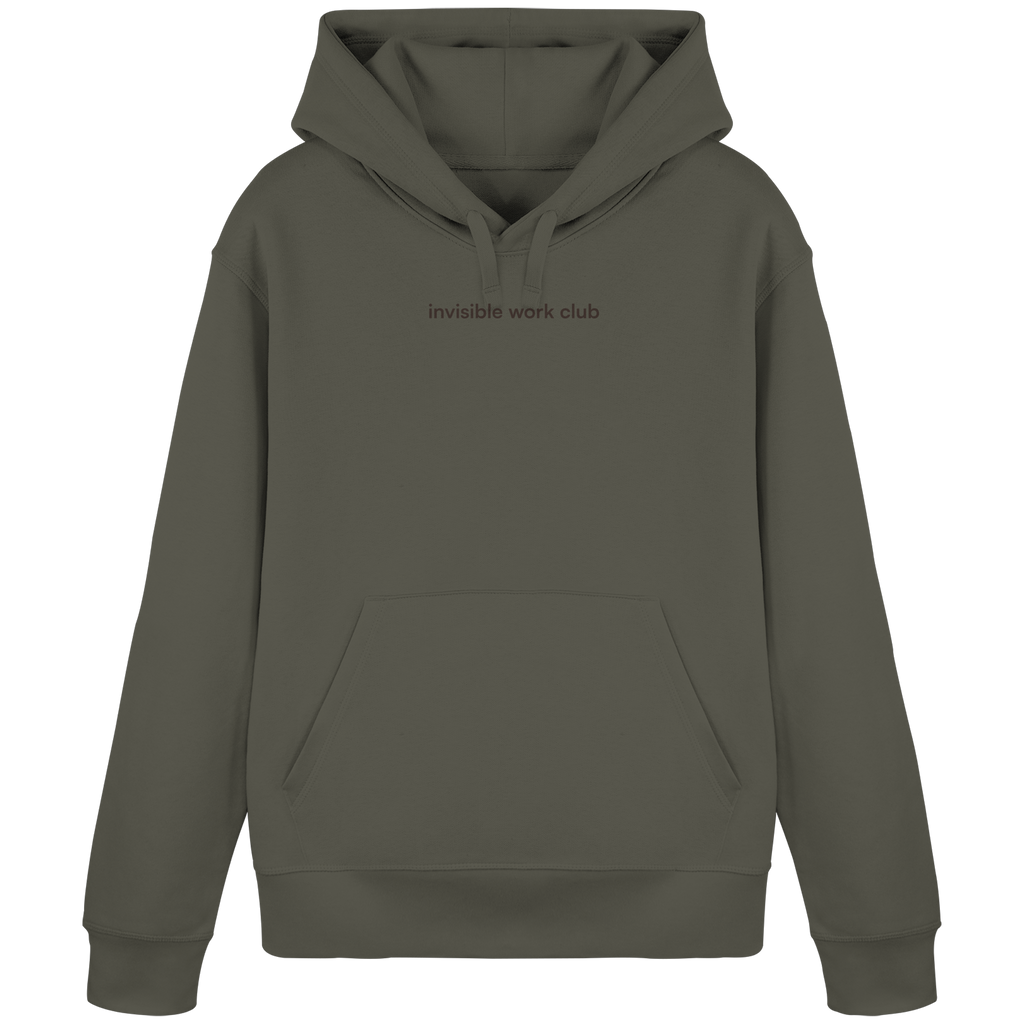 invisible work - Organic Basic Hoodie