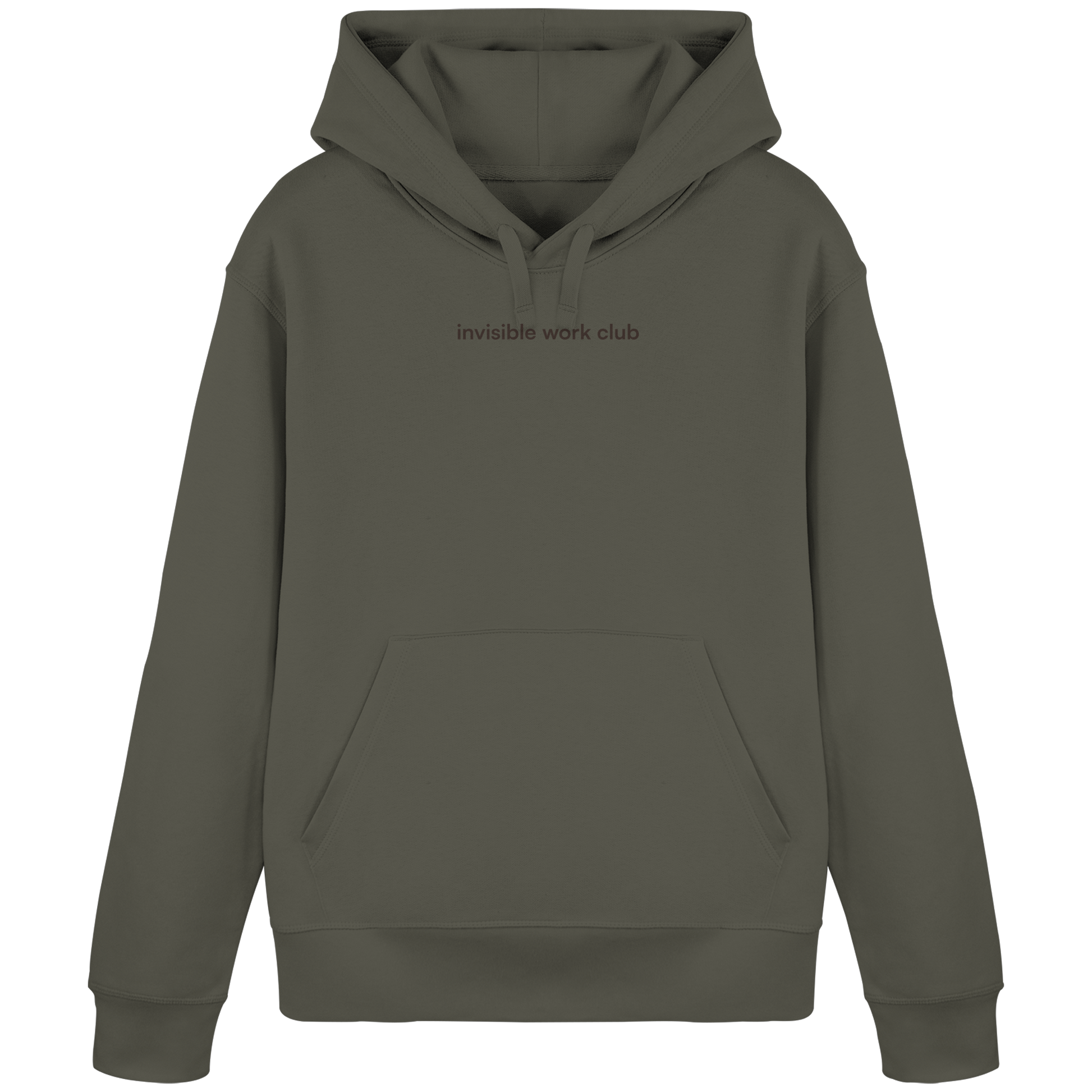 invisible work - Organic Basic Hoodie