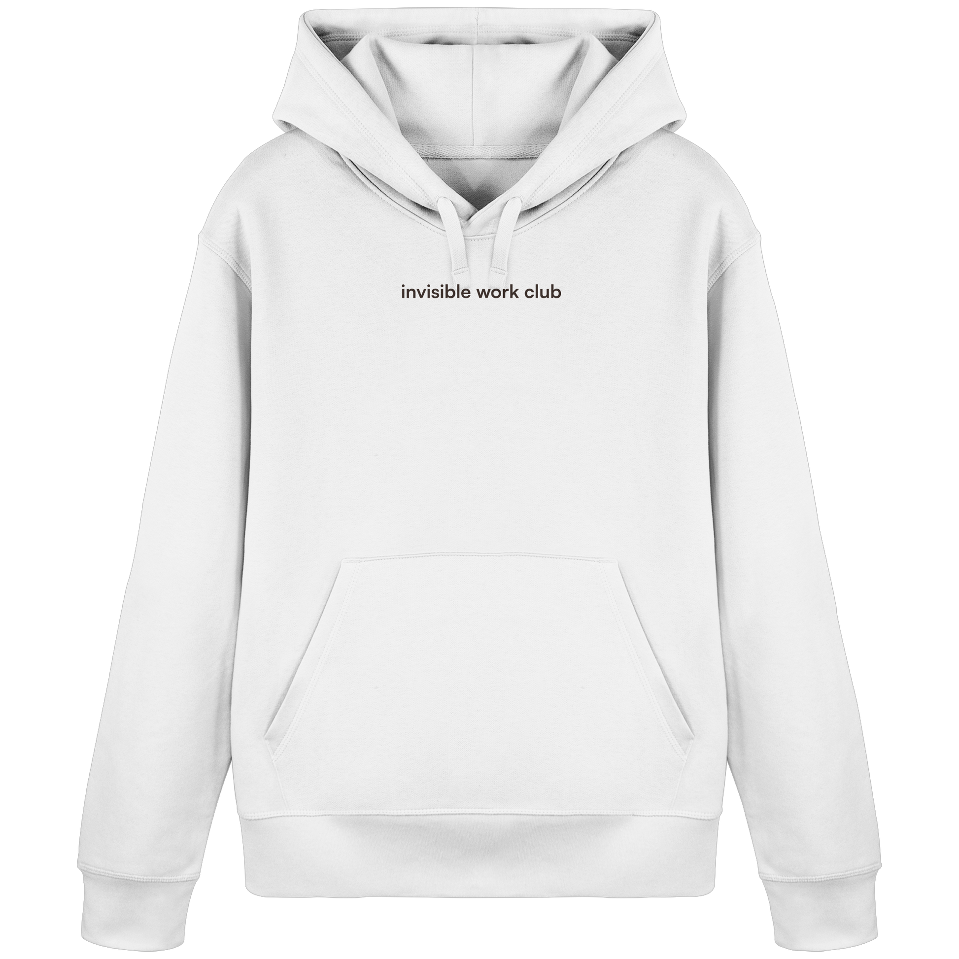 invisible work - Organic Basic Hoodie