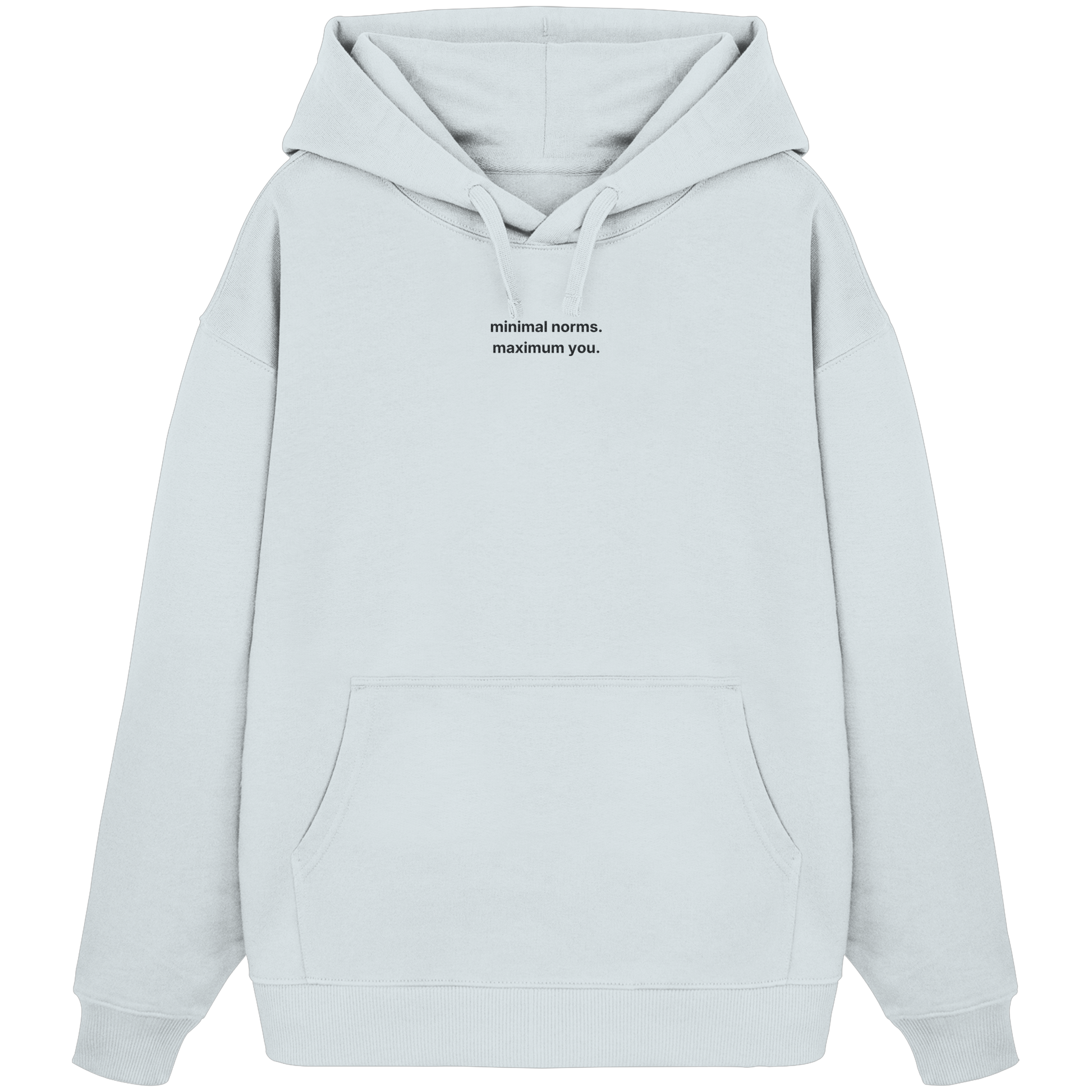 Minimal norms - Organic Oversize Hoodie