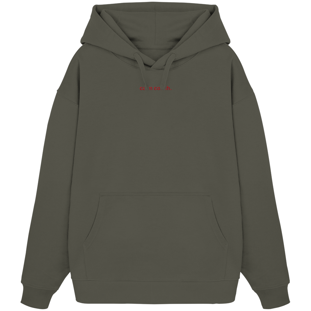 calm coach - Organic Oversize Hoodie