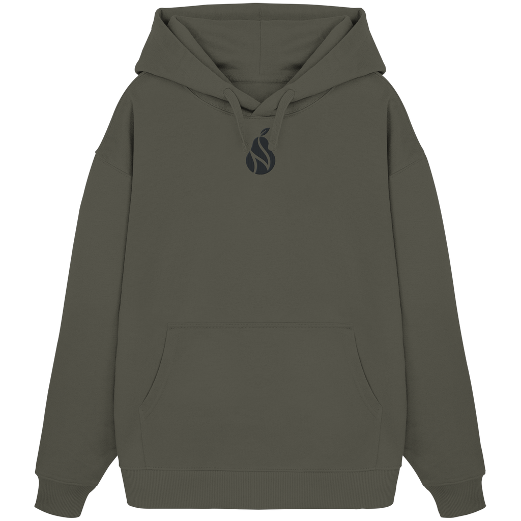 Gestickte Birne - Organic Oversize Hoodie