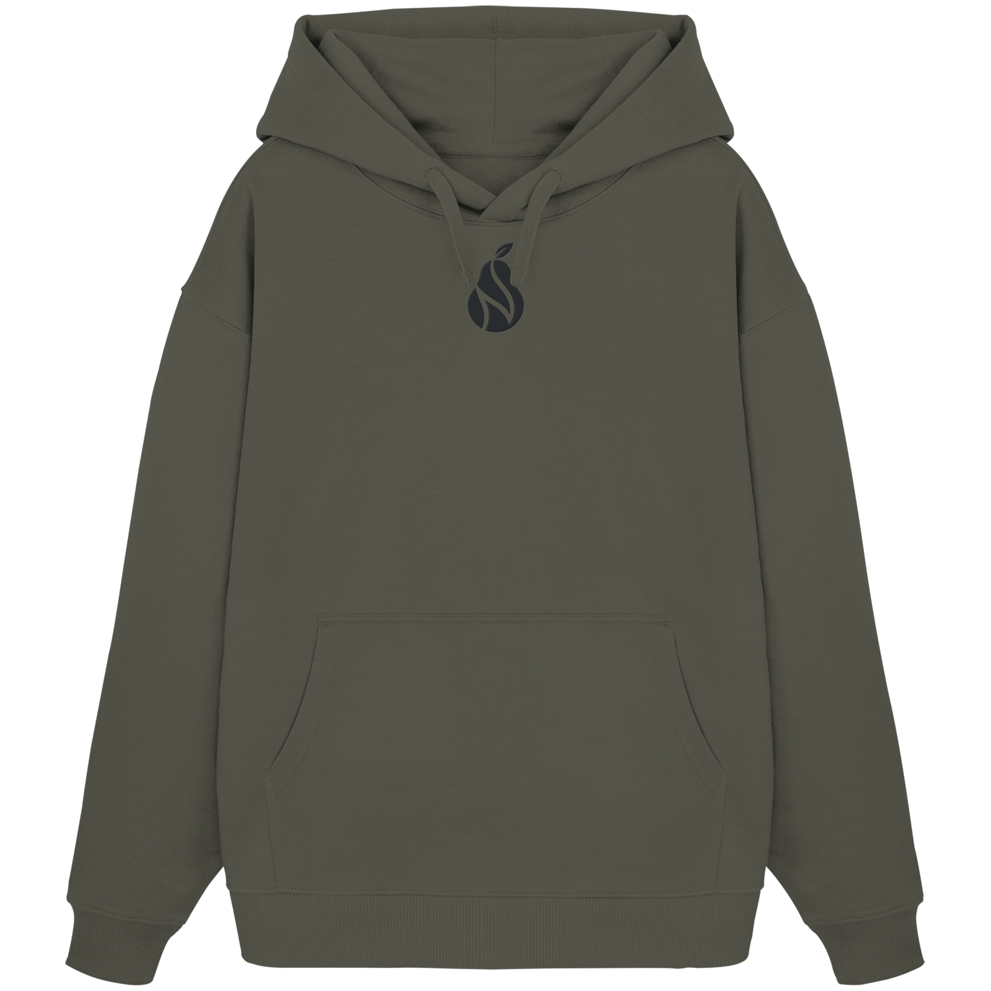 Gestickte Birne - Organic Oversize Hoodie
