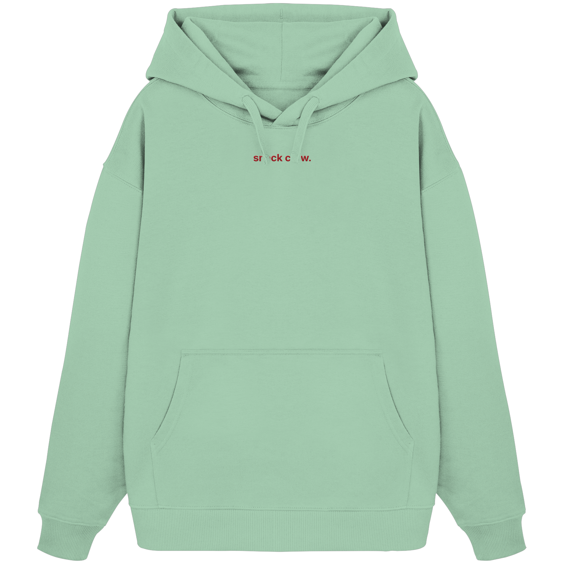 snack crew - Organic Oversize Hoodie