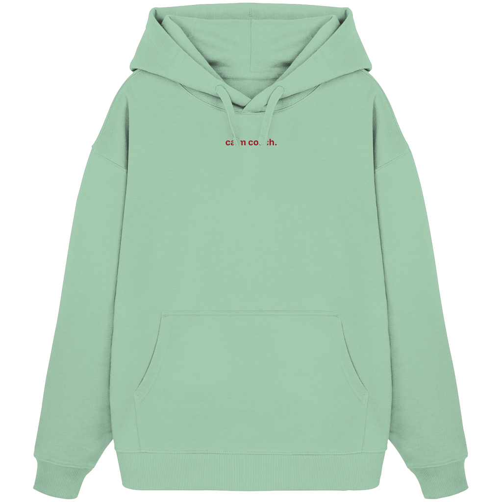 calm coach - Organic Oversize Hoodie