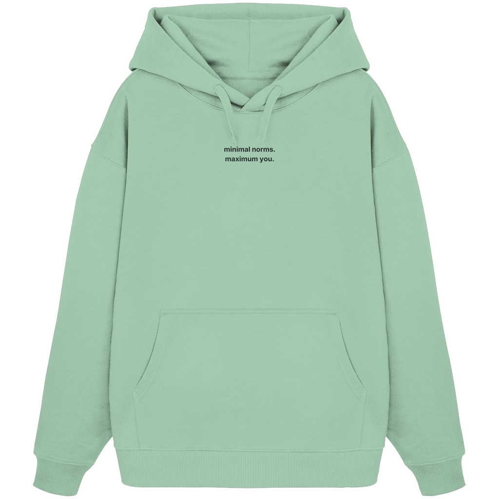 Minimal norms - Organic Oversize Hoodie