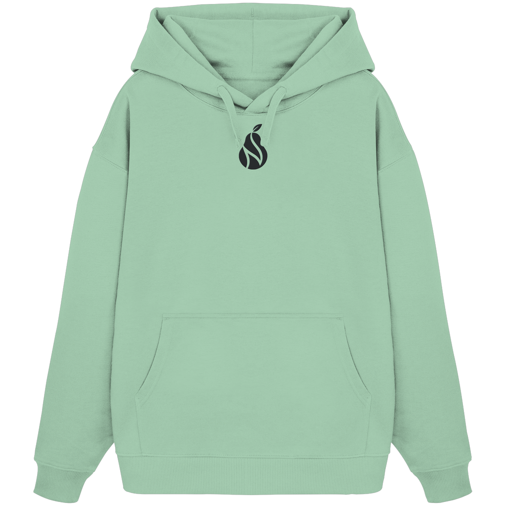 Gestickte Birne - Organic Oversize Hoodie