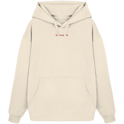 calm coach - Organic Oversize Hoodie