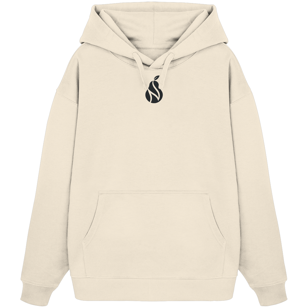 Gestickte Birne - Organic Oversize Hoodie