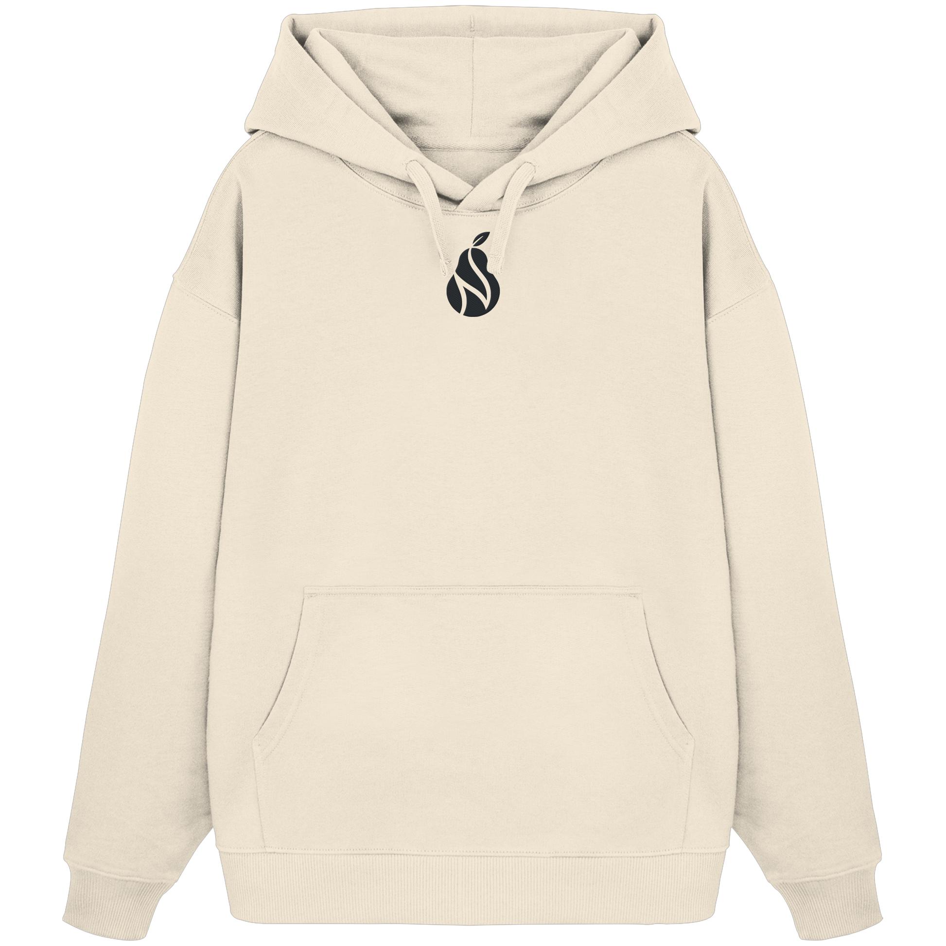 Gestickte Birne - Organic Oversize Hoodie