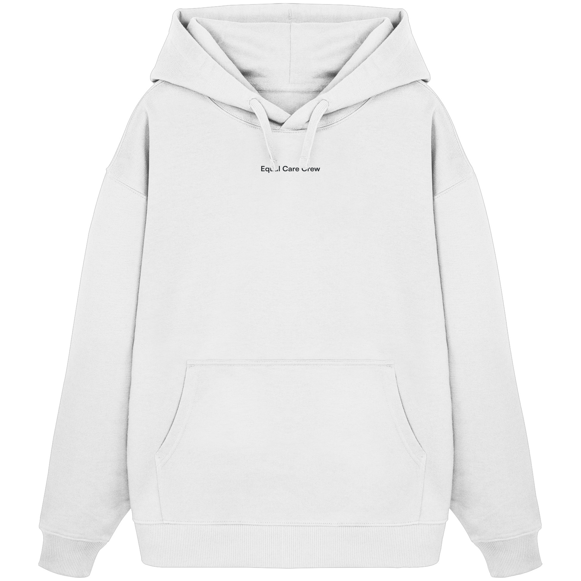 Equal Care Quietly - Organic Oversize Hoodie