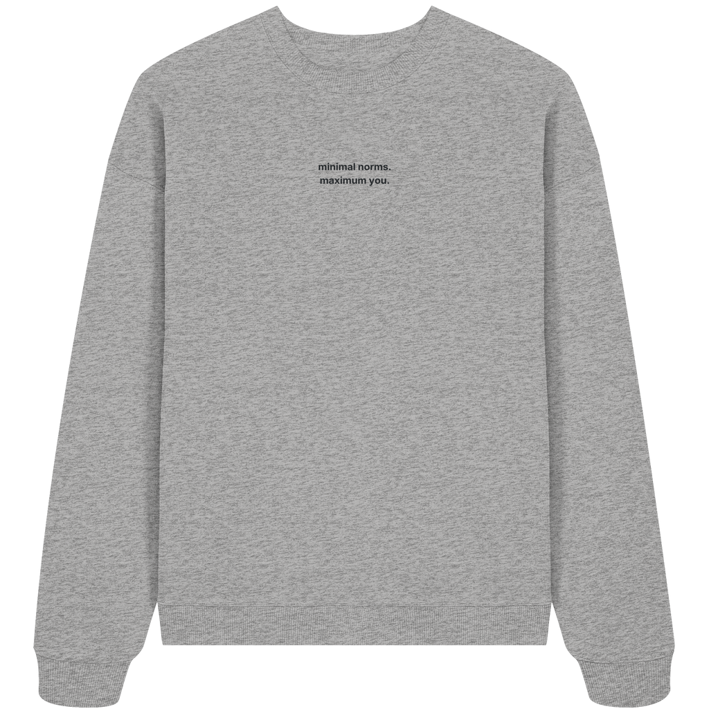 Minimal norms - Organic Oversize Sweatshirt