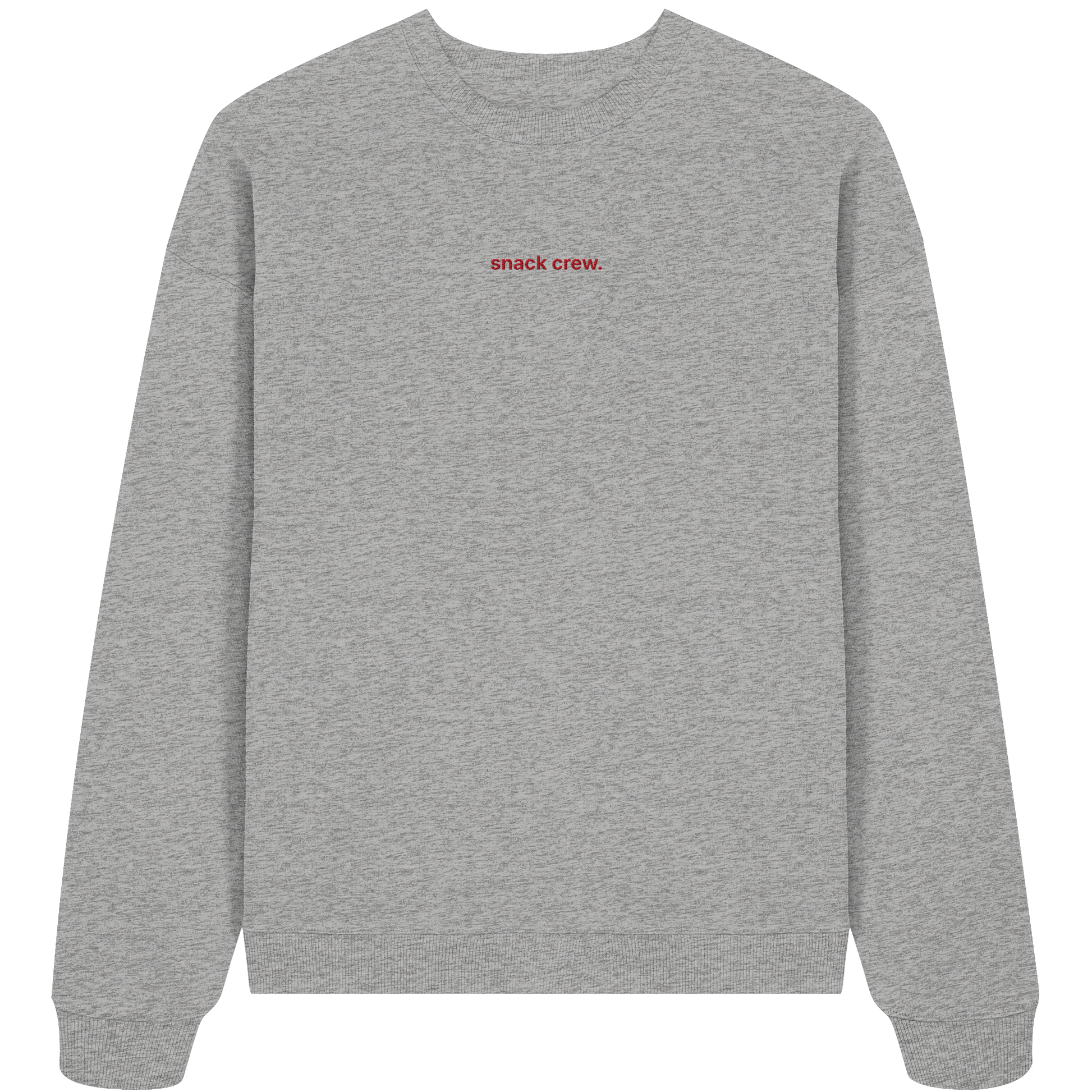 snack crew - Organic Oversize Sweatshirt