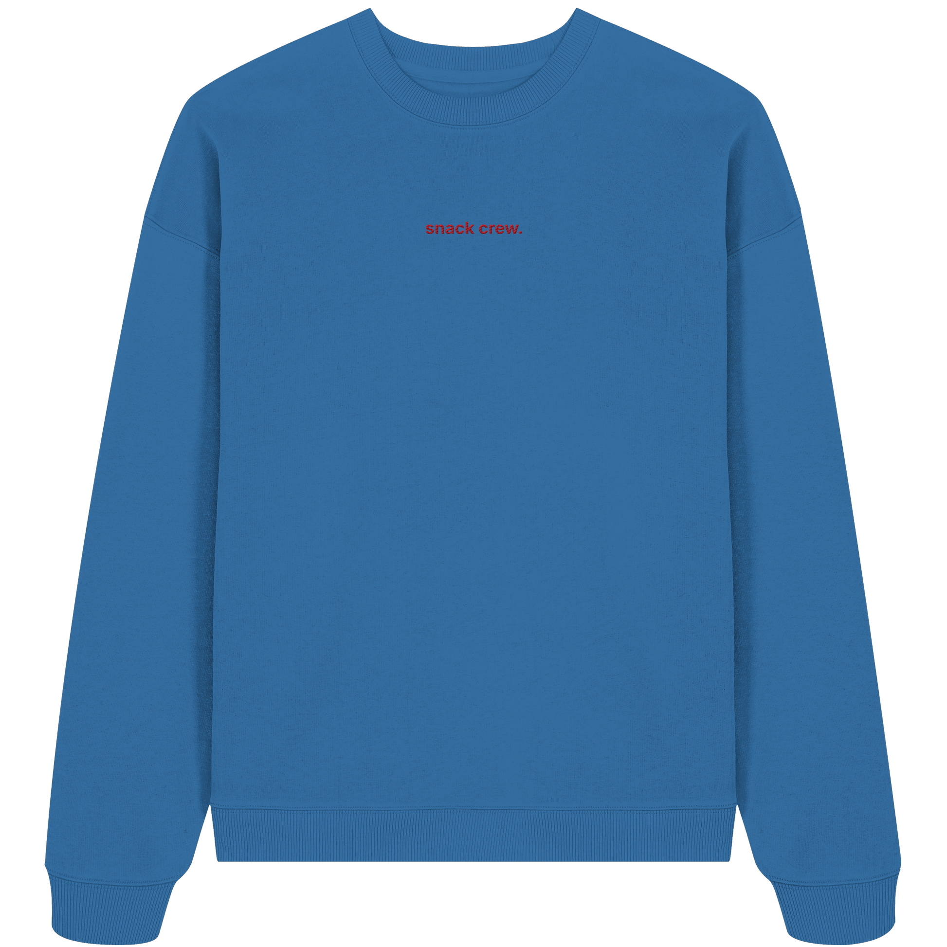 snack crew - Organic Oversize Sweatshirt
